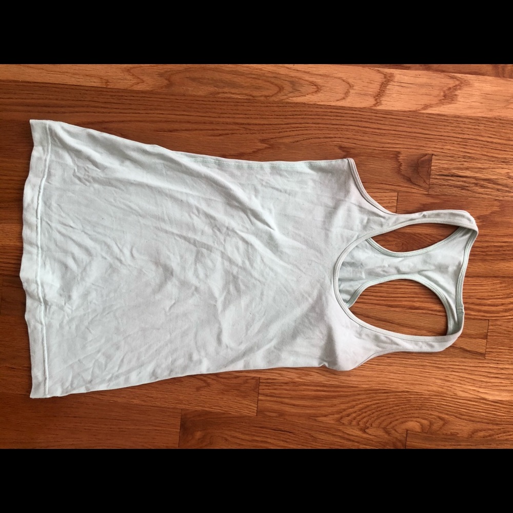 Lululemon light green racerback tank
